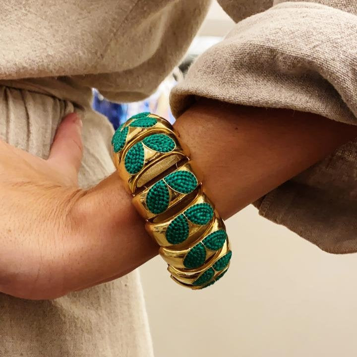 Pulseira Folhas Isolda