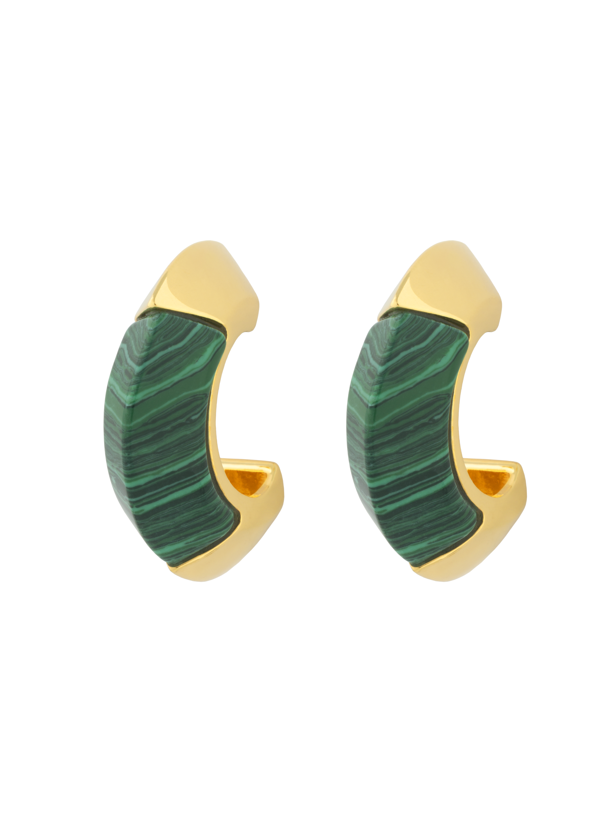 Argola Tempo Malaquita