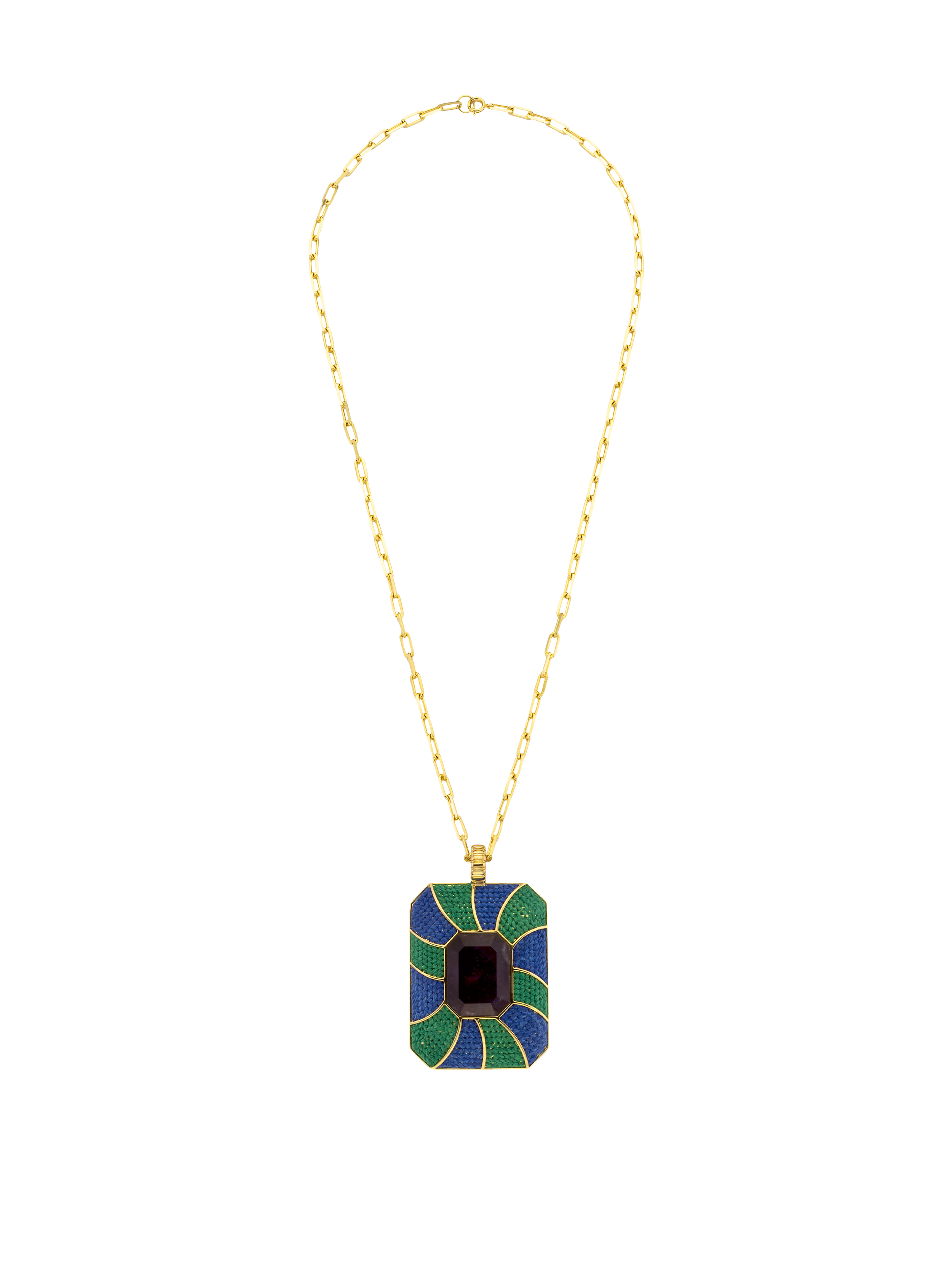 Colar Lolly - Azul e Verde