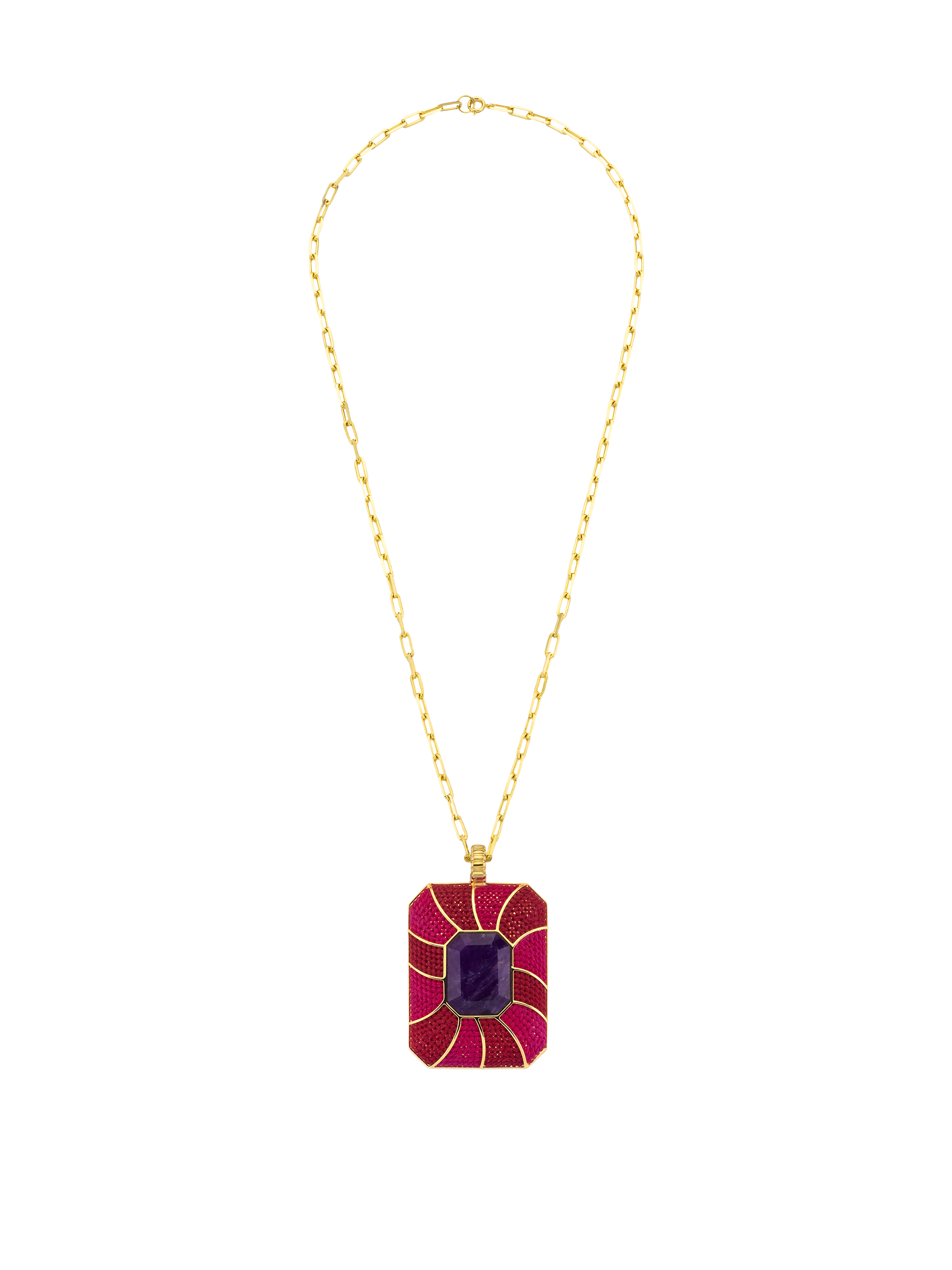 Colar Lolly - Vermelho e Rosa