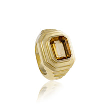 Anel Degraus Citrino