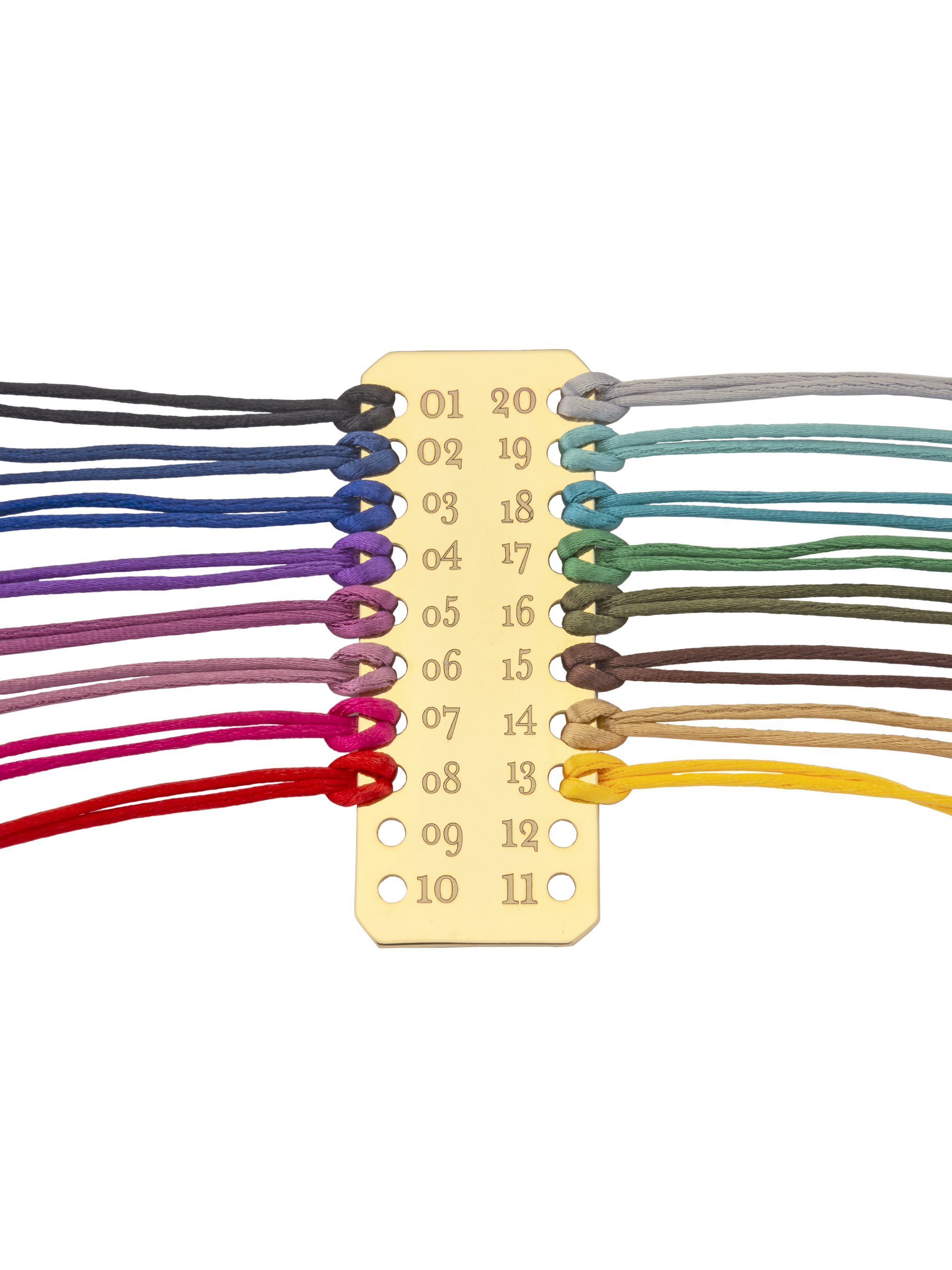 Pulseira Hexagonal Fio Cetim