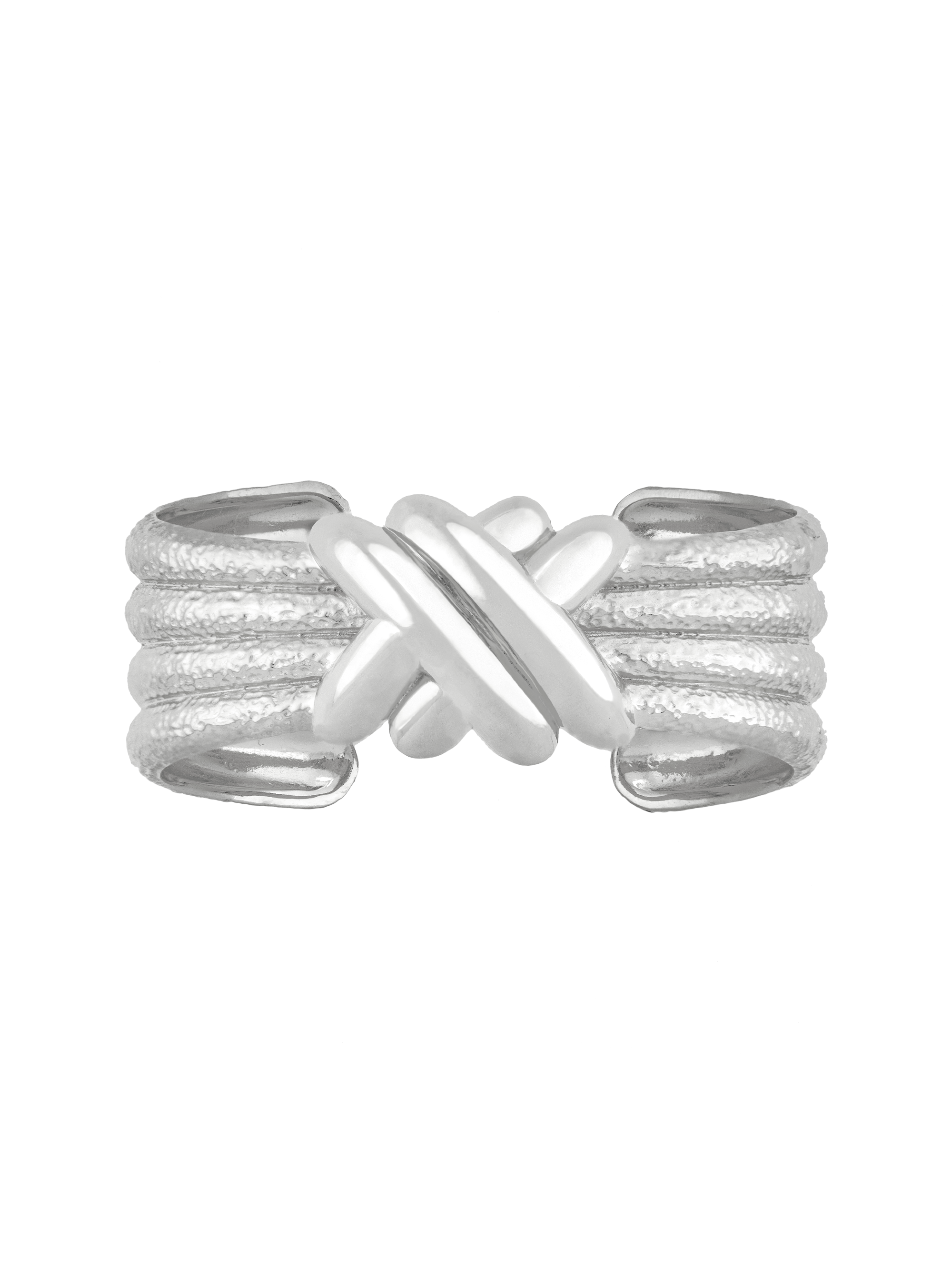 Pulseira Entrelaço Prateada