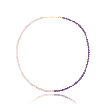 Colar Fantasia - Rosa e Roxo